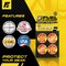 Fuel Stickers Mixed Fuel Sticker 40-1, 2-Cycle Label: Fuel Can & Outdoor Power Equip., Hvy-Dty, 1'' Dia, 40PK Z-1RMF40-40PK - alternate 2
